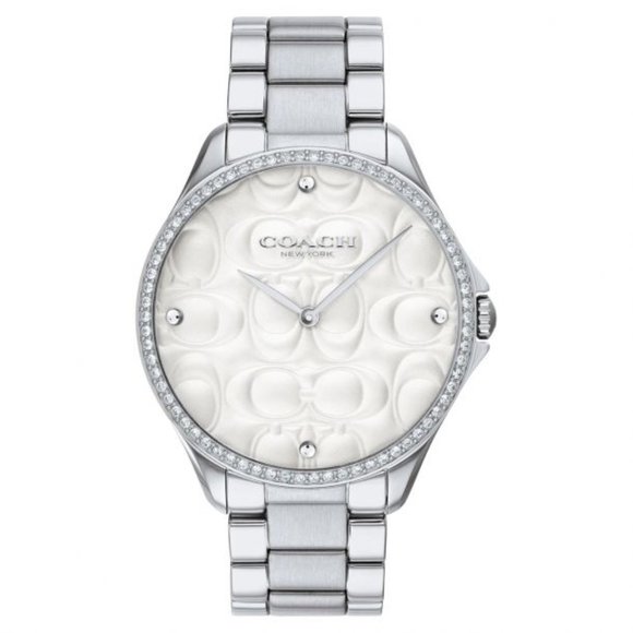 Ladies' COACH Astor Signature C Dial Stainless Steel 38mm Watch 14503066 - Picture 1 of 2